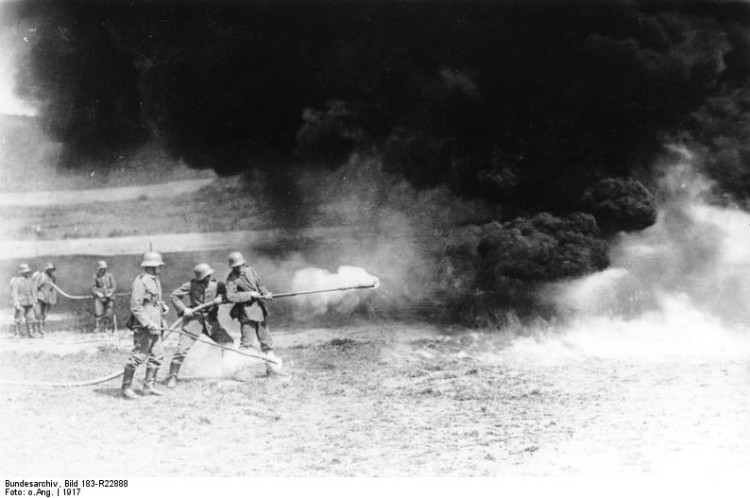 German flamethrowers