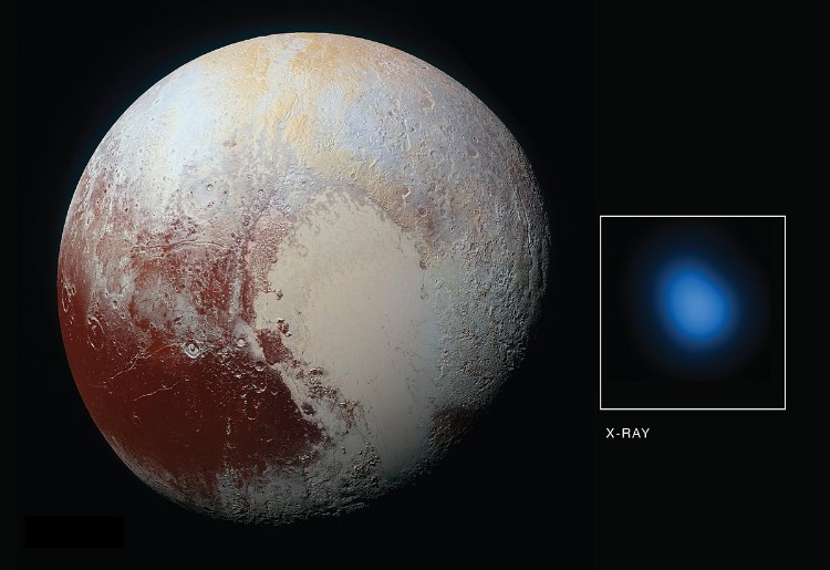 Pluto is X-rays
