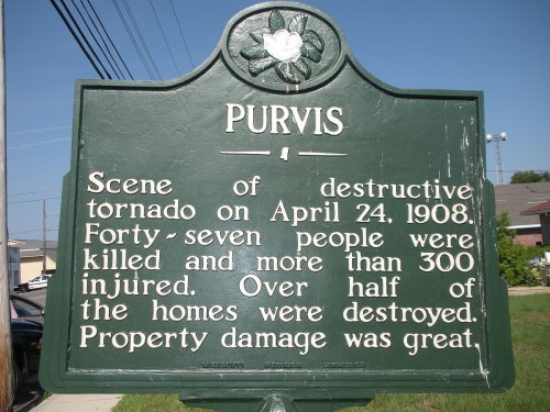 Purvis tornado