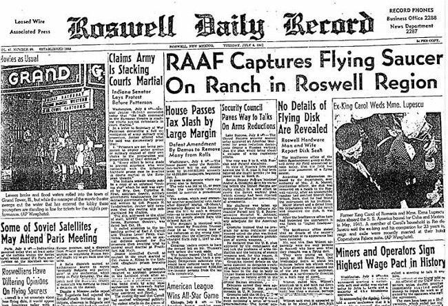 UFO at Roswell