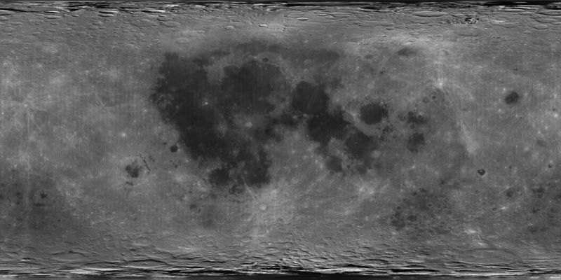 Albedo map of the Moon